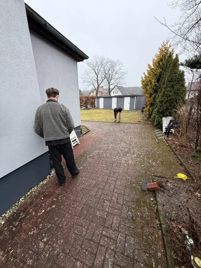 Besichtigung vor Ort im Garten